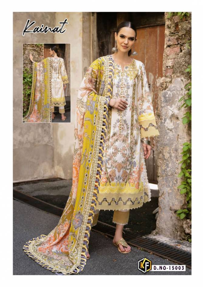 Kainat Vol 15 By Keval Heavy Luxury Lawn Pakistani Dress Material Wholesale Price In Surat
